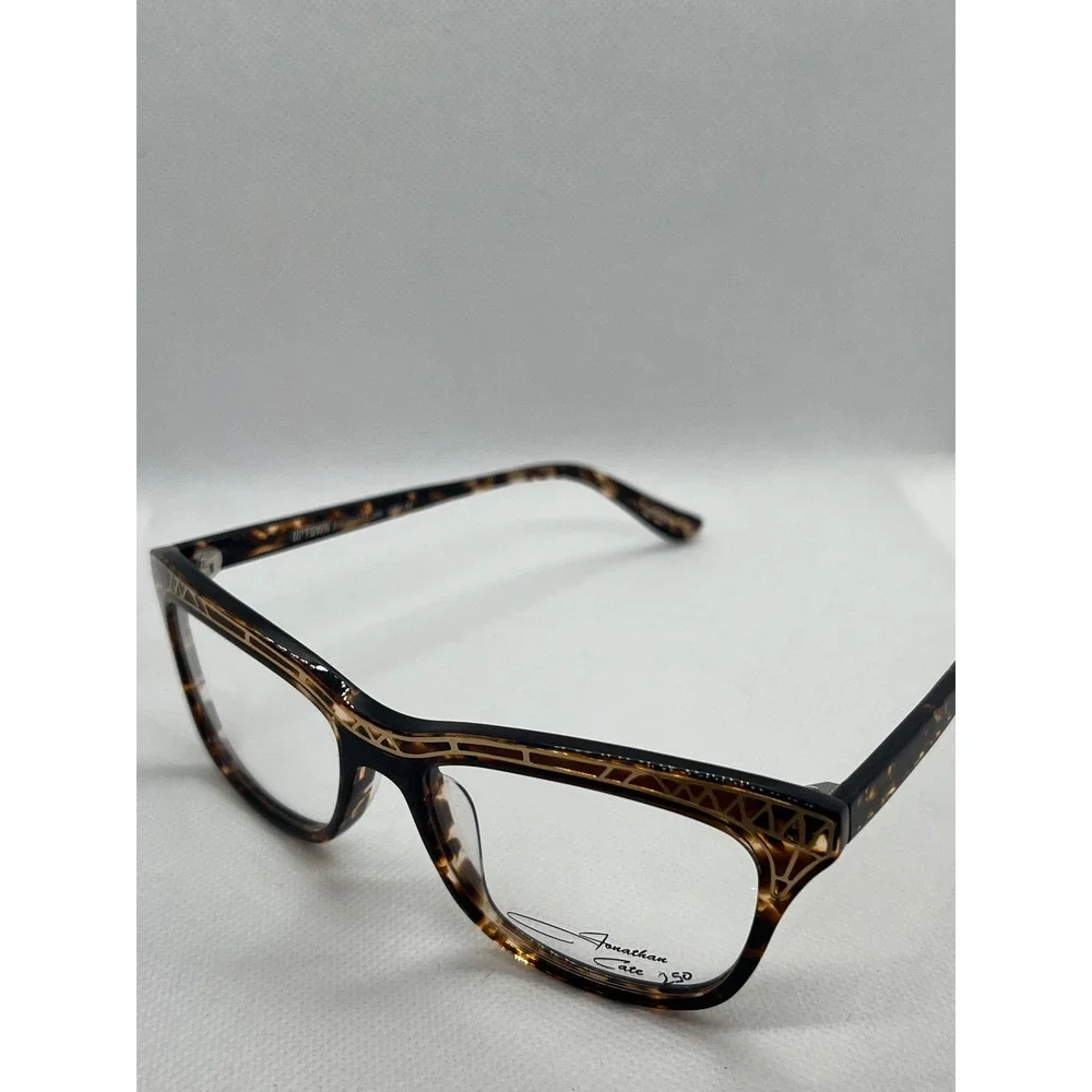 Jonathan Cate Iseult Brown Designer Eyeglasses Frames Tortoise Shell Pattern